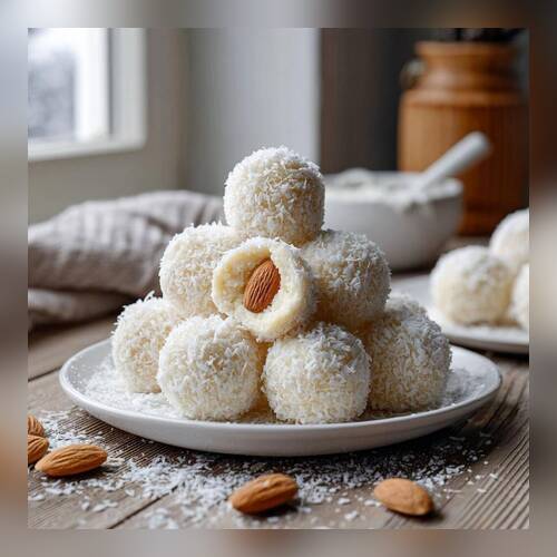 “Рафаэлло” из творога (порционный десерт)