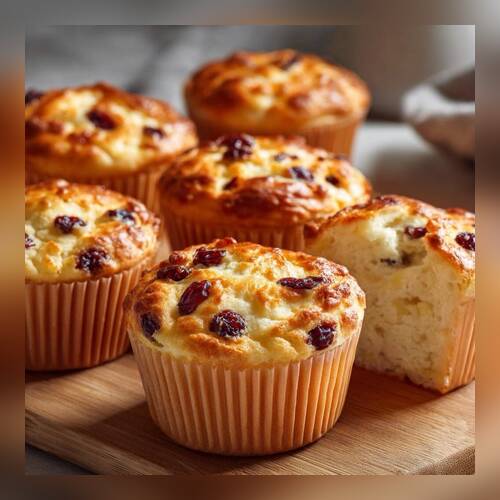 Творожные кексы в формах